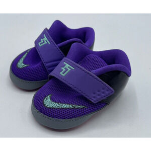 NIke KD VII Kevin Durant Infant Basketball Shoes Hyper Purple/Grey/Black Size 1C